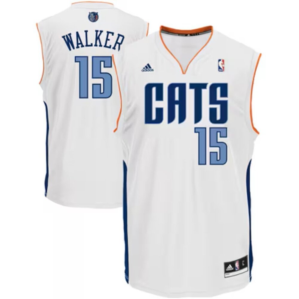 adidas Charlotte Bobcats Kemba Walker Replica Home Jersey NWT Small